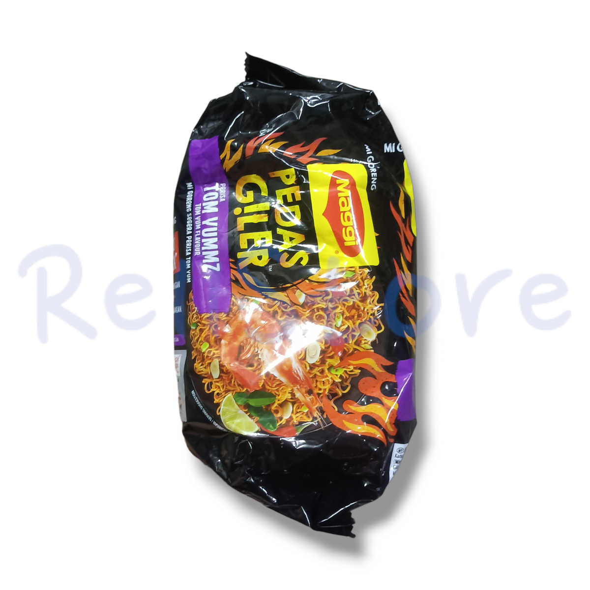 Maggi Pedas Giler Tom Yum | Extra Spicy Dry Noodles | 5x76g | Mi