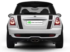 Black Boot Trunk Stripes for Mini Cooper R56 2007-2013 - Exact Fit - No Trimming