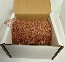 Copper Mesh Hold Filler Distilling Plant Rodent Protection 5" x