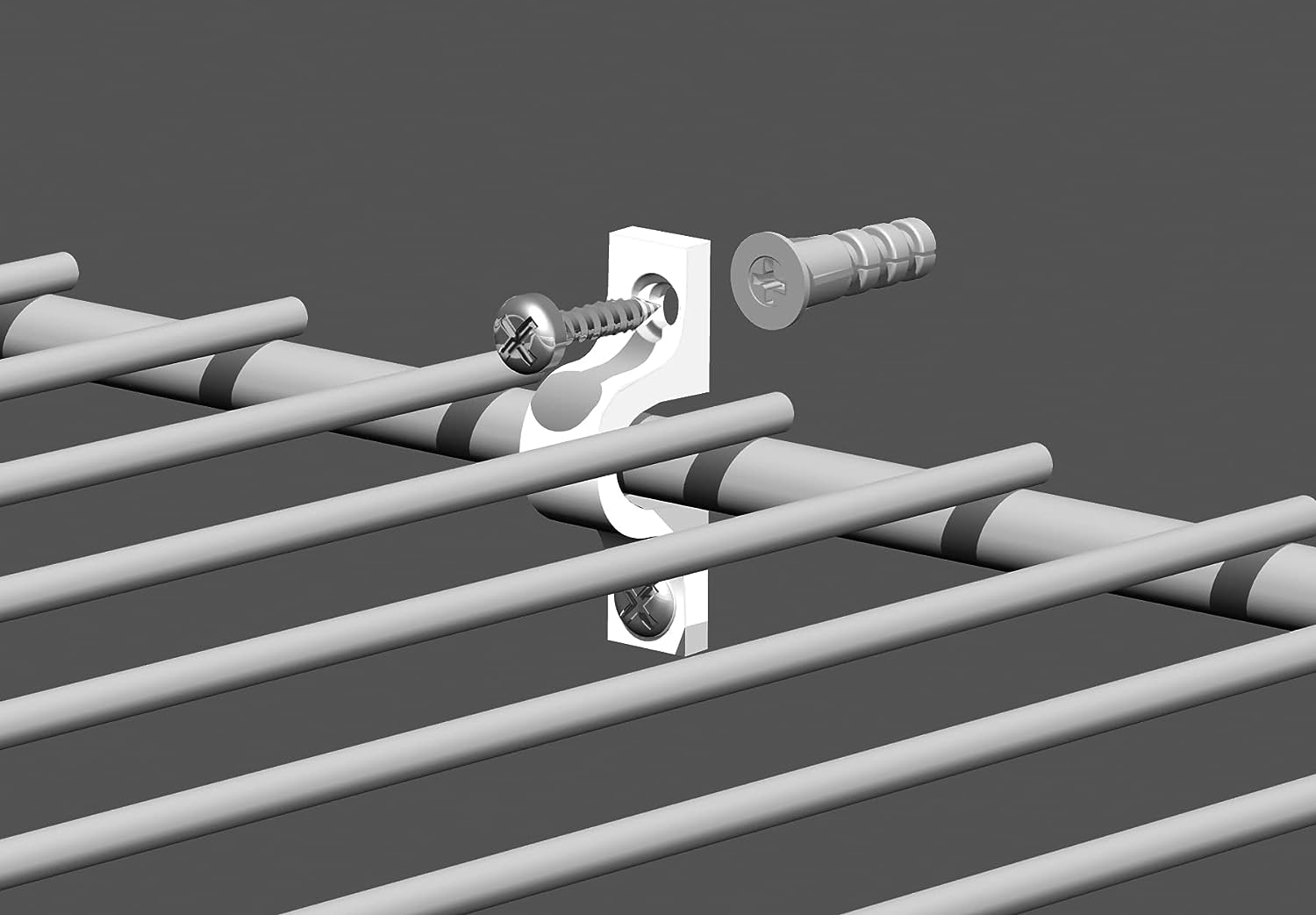 ClosetMaid Shelf Clips for SuperSlide Shelving 12Pack BULK PACKED