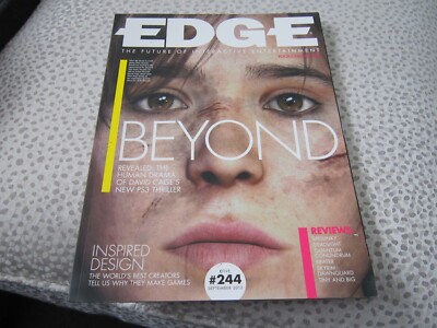 Gaming magazine Edge ,issue 244,September 2012, Beyond : Two souls cover