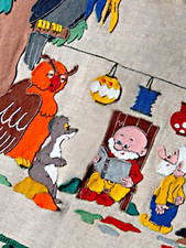Wonderful Artisan-made, Collaged Wall/Crib Hanging for Baby/Toddler's Room, New