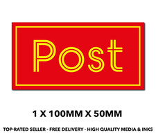 Sticker Post Royal Mail Letter box Post box Self Adhesive Vinyl S62
