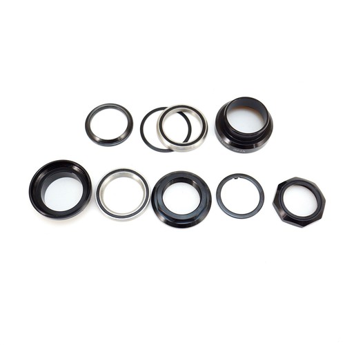 Tange Seiki Falcon FL270C Old School Threaded Bike Headset 1 1/8" Silver/Black - Picture 4 of 6