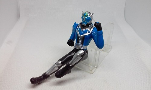 McDonalds Happy Meal Kamen Rider Wizard Water Blue 4" Action Figure Bandai 2013 - Picture 2 of 7