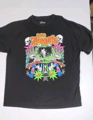 Rob ZombieT-Shirt X-Large Freaks on Parade Killer Clown Music Movie
