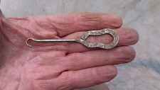 Antique Metal Shoe Button Hook Traveler shoe MAKE R