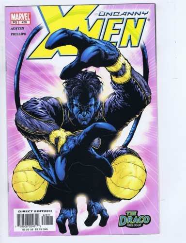Uncanny X-Men  #428 Marvel 2003  The Draco ! Prologue, 1st Appearance of Azrael - Picture 1 of 2