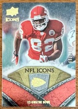 2008 Upper Deck Icons NFL Icons Silver /799 Dwayne Bowe #NFL19 | Chiefs
