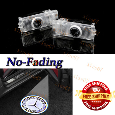 2X LED Car Door Logo Projector Lights for Mercedes-Benz CLA 2X LED Car Door Logo Projector Lights for Mercedes-Benz CLA