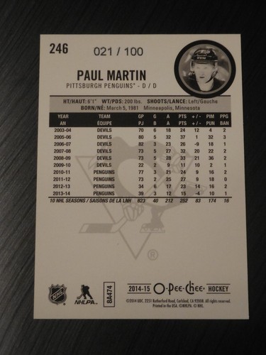 2014/2015 O-Pee-Chee Black Rainbow/100 1-500 U PICK - Picture 278 of 572