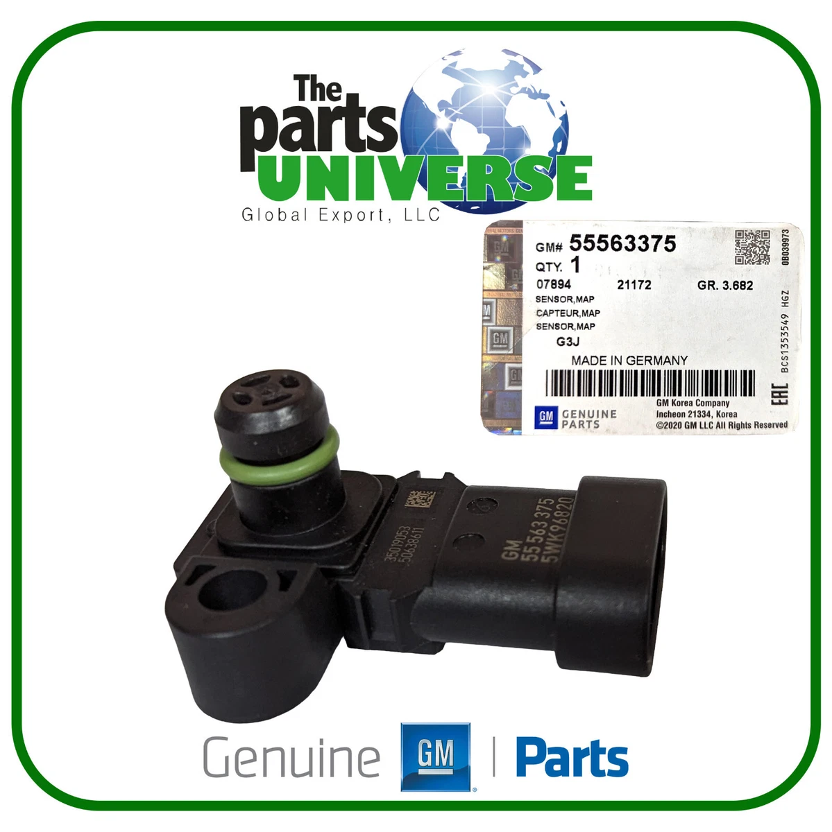 GENUINE Manifold Absolute Pressure Map Sensor 55563375 for Chevy 