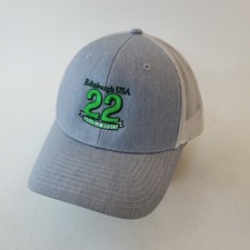 Edinburgh USA 22 Double Deuce Baseball Cap Hat Adult Adjustable Men's Grey Mesh