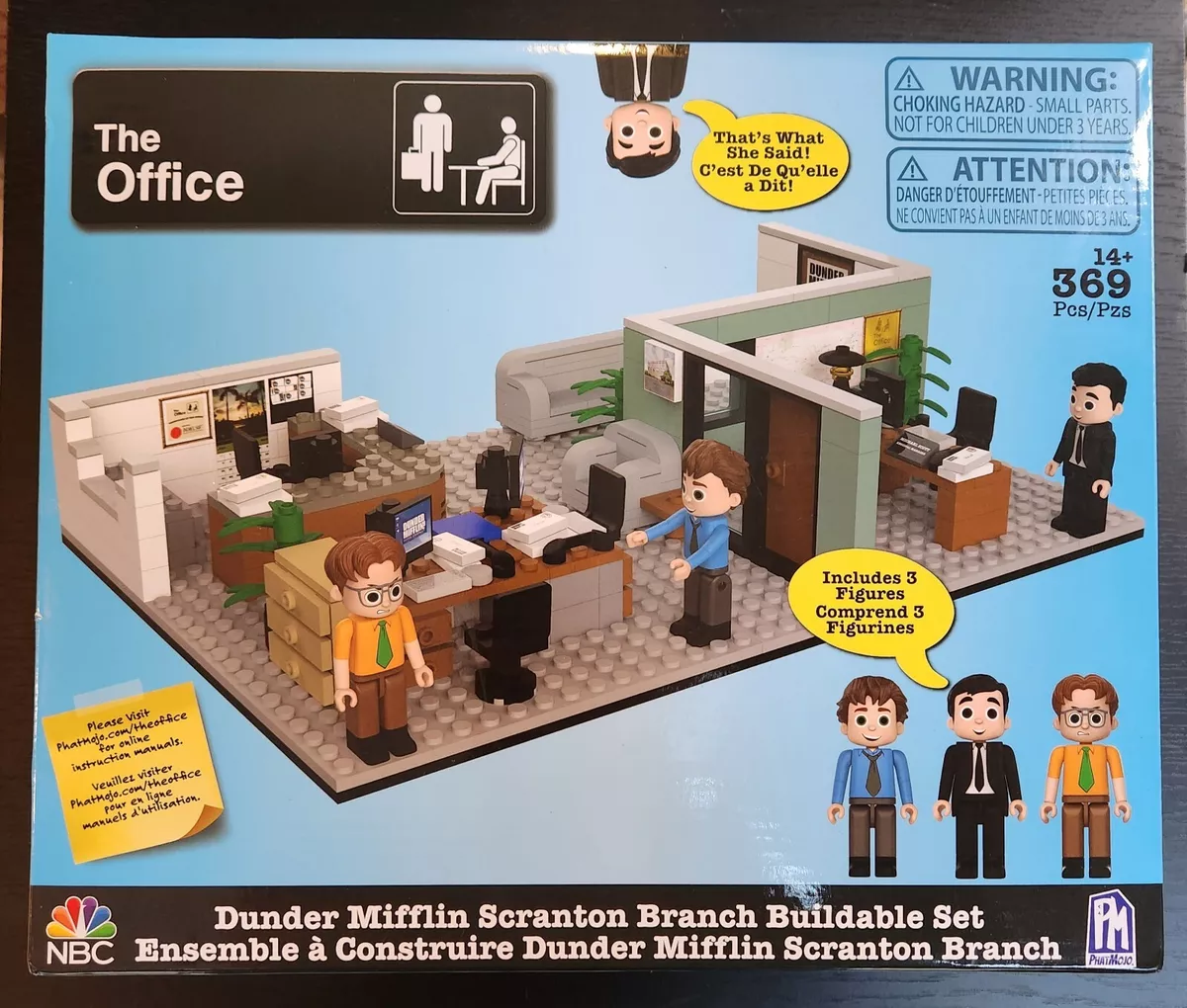 PhatMojo The Office Dunder Mifflin Scranton Branch Construction Set For  Parts