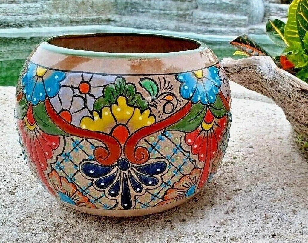 Mexican on sale plant pots