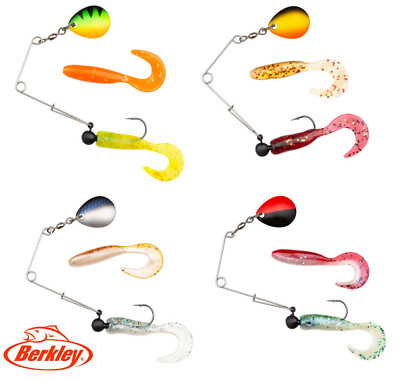 CLEARANCE Berkley URBN Micro Spinnerbait Powerbait Grub 2g 7g