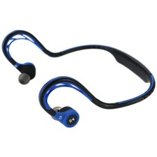 Alphasonik ASE300BT Wireless Bluetooth Sweatproof Workout Headphones - Blue