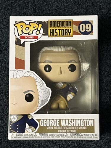 2019 Funko Pop! Icons American History George Washington Brand New In Box MINT - 第 1/7 張圖片