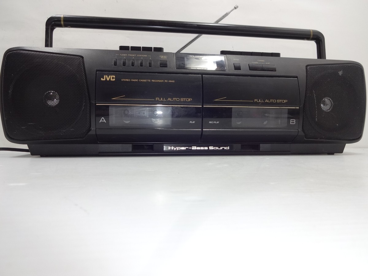 Vintage JVC Stereo Radio Cassette Recorder RC-W410 | eBay