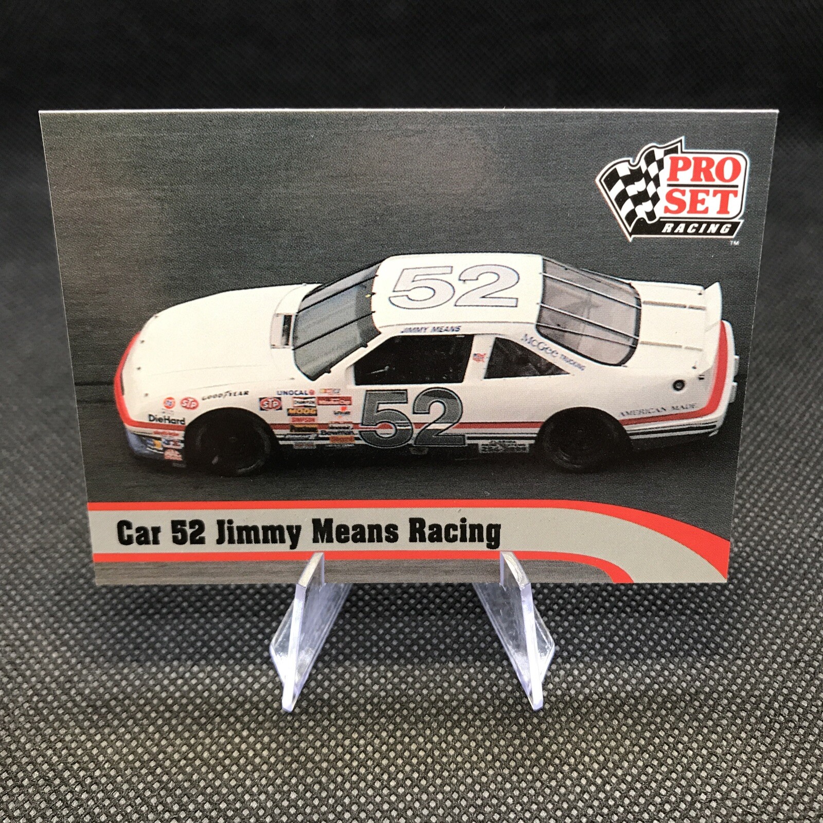 1992 Pro Set Nascar Jimmy Means Trading Card #37