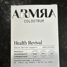 ARMRA Colostrum Superfood Grass-Fed Immune Fitness Brain Benefits Unflavored New