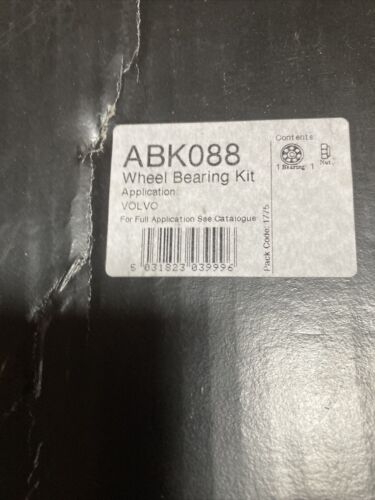 VOLVO Wheel Bearing Kit ABK088 Brand New In The Box - Picture 1 of 7