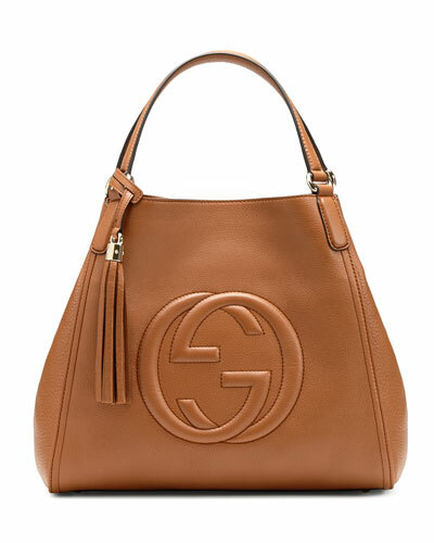 Soho Chain Shoulder Bag Gucci Soho Gucci Tasche Beige Leder GUCCI
