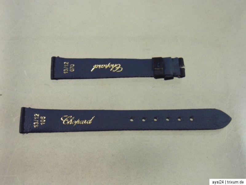 CHOPARD WATCH STRAP REPLACEMENT STRAP LEATHER STR… - image 3