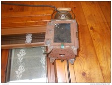 2  lampade periodo fascista  1928-40 da  carrozza  con cavalli  in  rame --stato