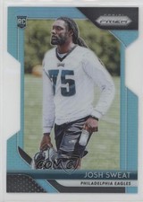 2018 Panini Prizm Rookie Light Blue Prizm 117/199 Josh Sweat #275 0x2s