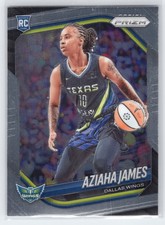 Aziaha James - 2025 Prizm WNBA #83 - Rookie - Dallas Wings