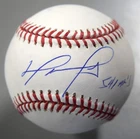 David Ortiz Signed Official MLB Baseball 541 HRs Inscription Autograph FANATICS
