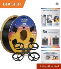 Rapid 1kg PETG Filament 1.75mm, Clog-Free for Smooth High-Speed 3D Printing