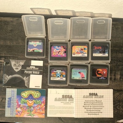 Game Gear Spiele Konvolut - 7 Spiele: Dracula, Mortal Kombat, Paperboy, Aladdin