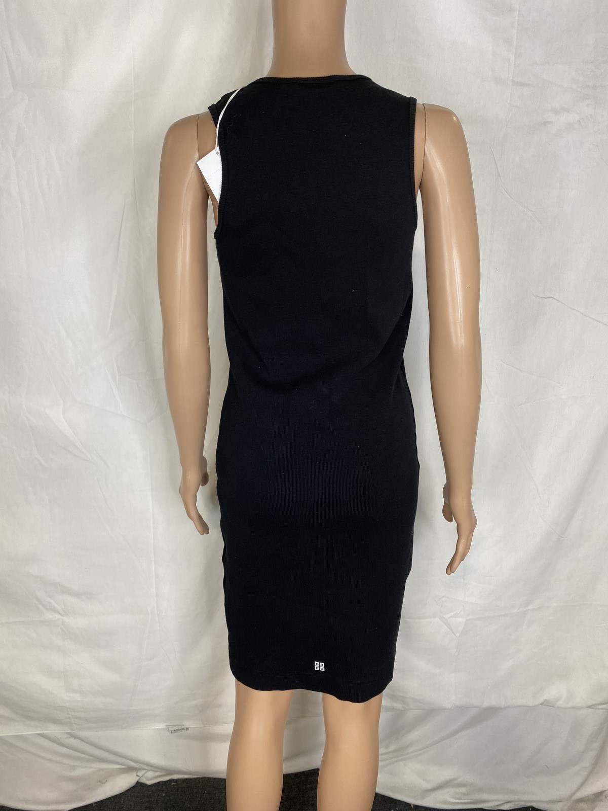 Givenchy Womens Archetype Cotton Jersey Tank Dress Size M Black thumbnail 6