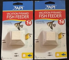 API Vacation Pyramid Fish Feeder for Freshwater and Marine Aquariums