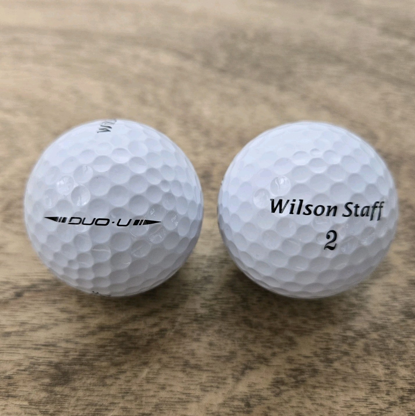 Wilson Staff Duo Urethane White Golf Balls One Dozen NEW No Logos Hard To Find