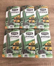 Schick Xtreme 3 Sensitive Razors 6 Packs Of 4 (24 Total)