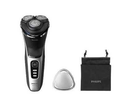 PHILIPS S3241/12 Elektrorasierer Series 3000 Space Grau, Herrenrasierer 