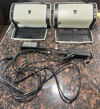 Pair of Fujitsu Fi-6130 Duplex Pass-Through Document Scanners  Working  W/Power