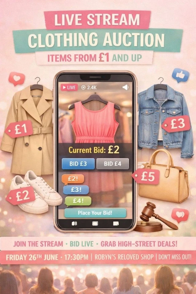 Our First Show! High Street Brands Preloved and NWT Starting from £1!