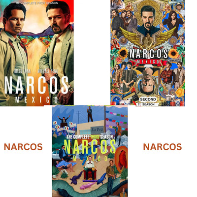 Narcos : Mexico Season 1 / 2 / 3 |TV Series  Full HD DVD | Sold Separately