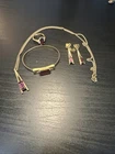 Vintage Avon Costume Jewelry "amethyst" Necklace, Bracelet and Earrings set
