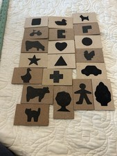 Lot Of EBBE Toys Vocabulary  Attribute Cards For Little Learners - Incomplete