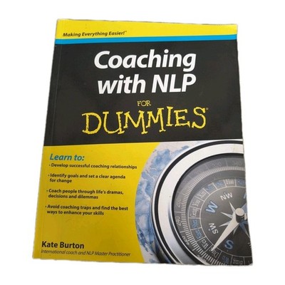 Coaching With NLP For Dummies Kate Burton Nural Linguistic Programming Softcover