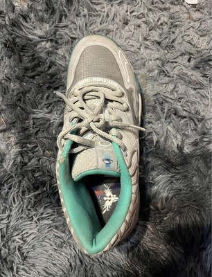 PUMA MB1 Lo UFO Low Top Mesh Gray Aqua Green Basketball Sneakers 377675-02
