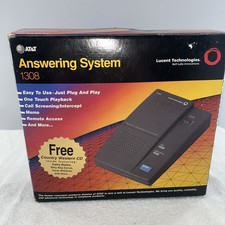 Vintage Remote Answering System Machine AT T 1308 Easy To Use Plug In And Play