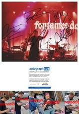 FONTAINES D.C. SIGNED 8x10 PHOTO A GRIAN CHATTEN +4 w/EXACT PROOF AUTOGRAPH COA