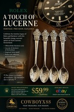 коллекционные ложки Rolex Bucherer Lucerne Switzerland