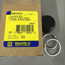 9001KU1 - Square D 30mm Black Protective Boot for Non-Illuminated Pushbutton